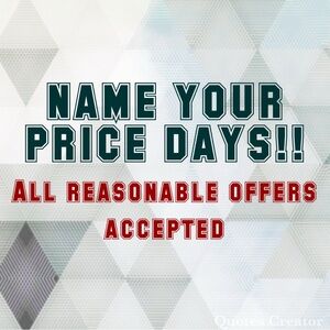 Name Your Price Days Poster